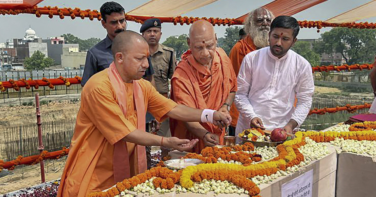 50 pc of work on Ayodhya Ram Mandir completed: CM Yogi